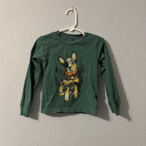 Green toddler carhartt blue heeler long sleeved shirt